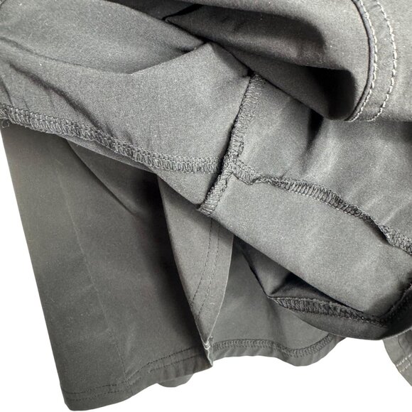 Athleta Black Skort Contrast Stitching 90s Inspired Sz 6 Pickleball Tennis Skirt - Picture 5 of 9